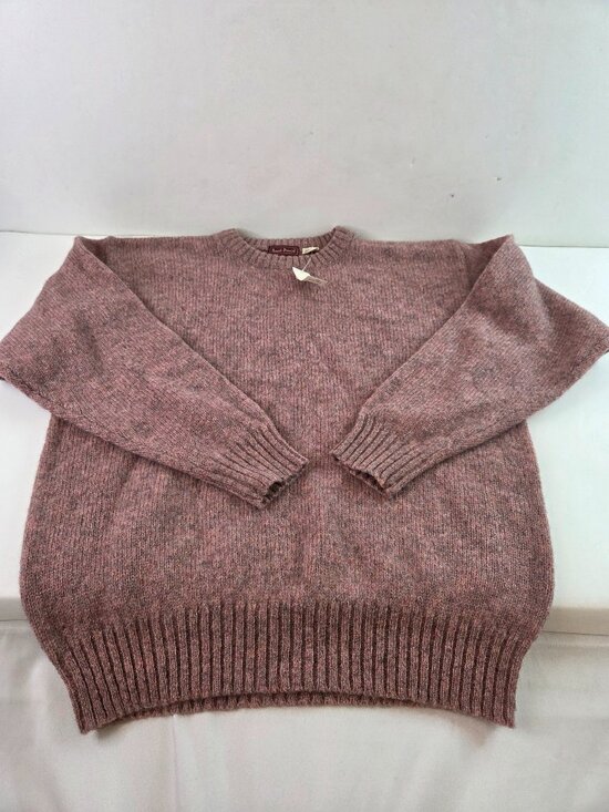 David Garrick Other - Vintage David Garrick Wool Sweater Mens Size Small Dusty Rose Eaton's 1980s NWT